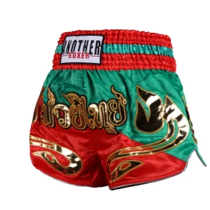 Short boxe THAI (Rouge et Vert)